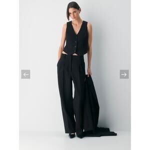 Aritzia Babaton Deniro black vest